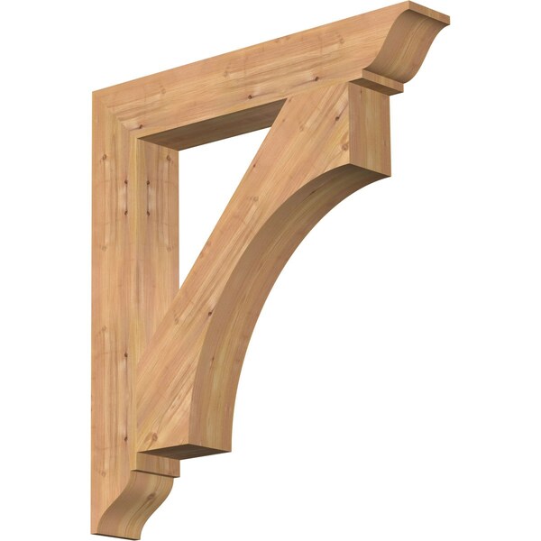 Ekena Millwork Westlake Traditional Smooth Bracket, Western Red Cedar, 5 1/2"W x 36"D x 40"H BKT06X36X40WTL01SWR - main